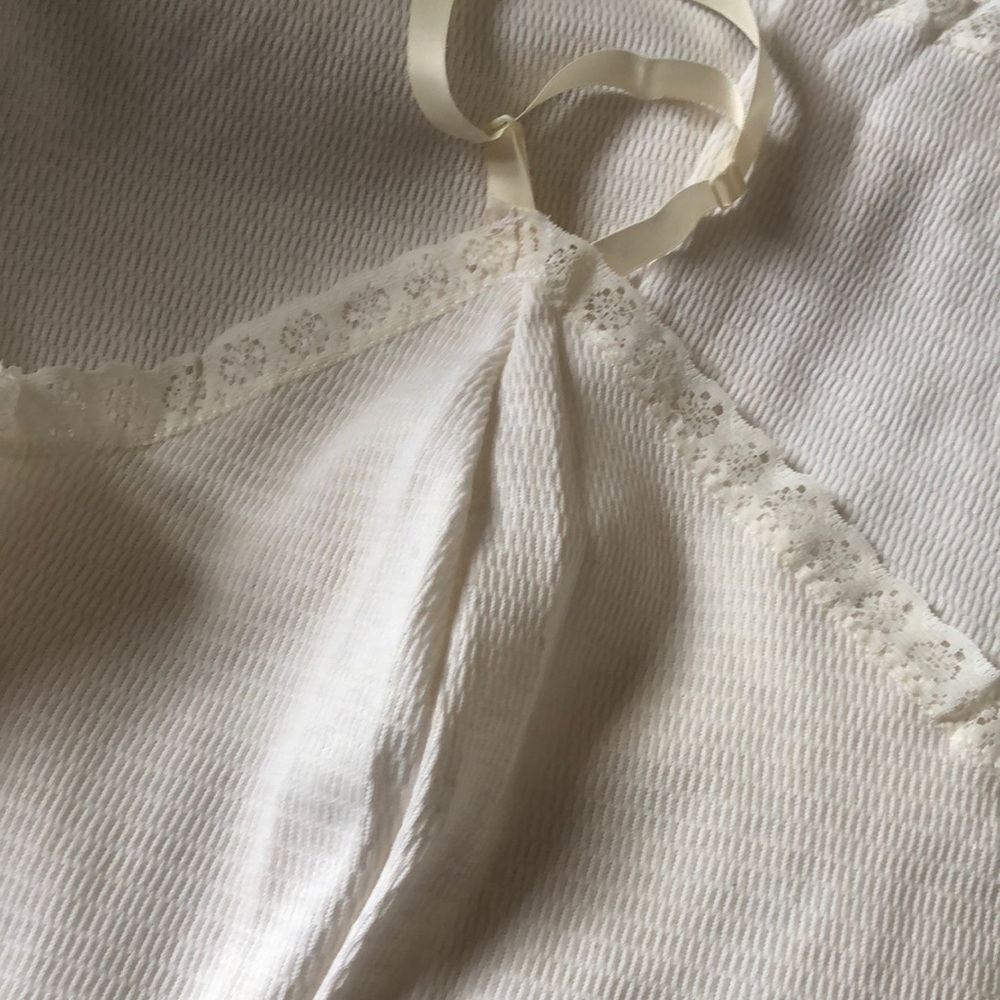 Vintage Polyester Cotton Stretch Thermal Slip XL - Picture 5 of 6